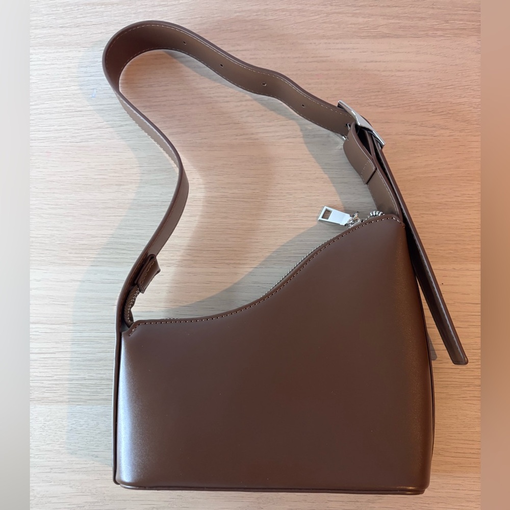Essaim Brown Vegan Leather “Le Mini” Shoulder Bag - Picture 5 of 9
